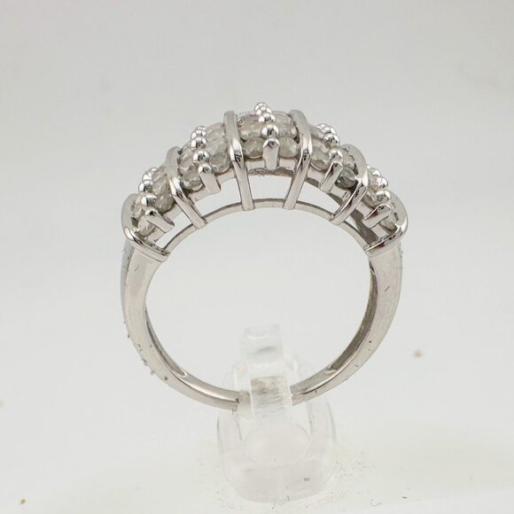 Elegant Channel Set 1 carat Natural Diamond Anniversary Ring Size 7 - Picture 5 of 16